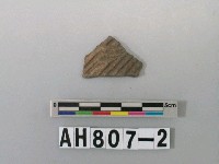 藏品(灰褐色夾砂陶片)的圖片